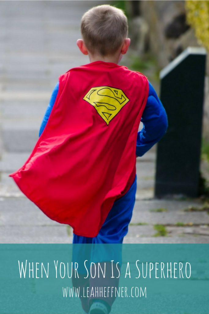 When Your Son is a Superhero - Life Around the Coffee Cup - www.leahheffner.com