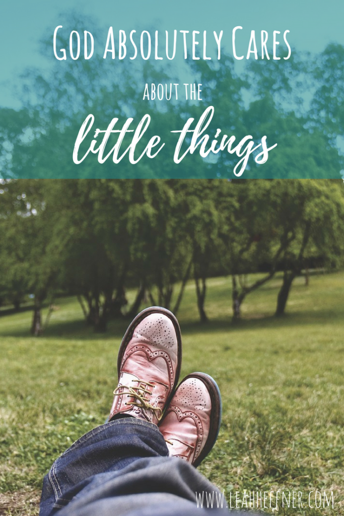 God Absolutely Cares about the Little Things - Life Around the Coffee Cup - www.leahheffner.com